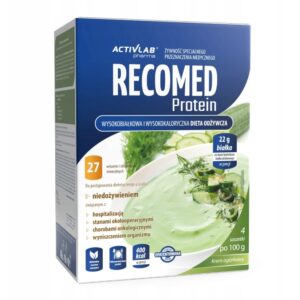 Recomed Protein 4x100g krem ogórkowy